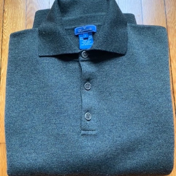 Faconnable Other - Faconnable Pullover Sweater Mens Size L Long Sleeve Green